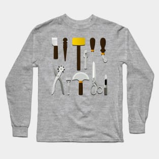 Leatherworking tools Long Sleeve T-Shirt